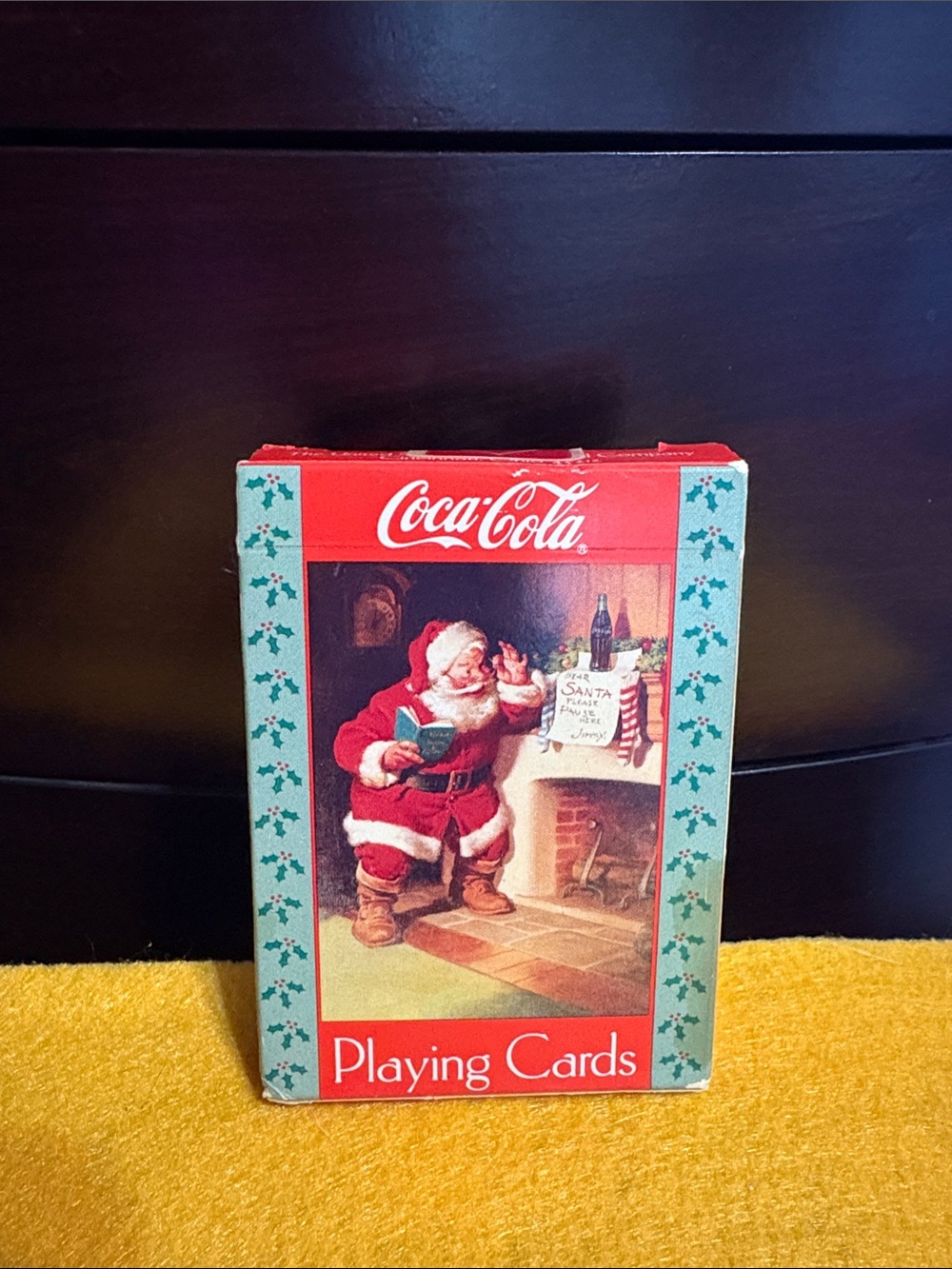 Coca Cola Red Santa Playing Cards - Holiday Deck